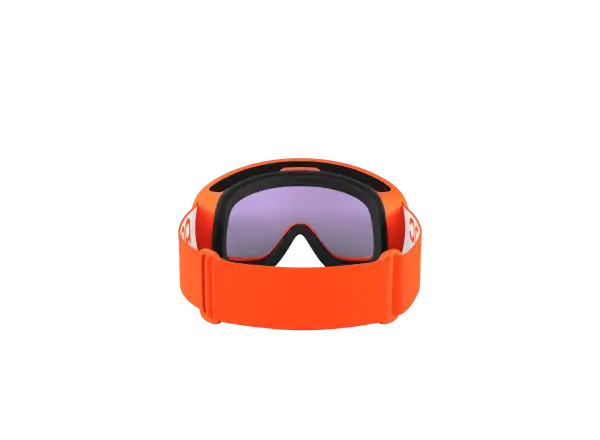POC Fovea Mid lyžiarske okuliare Zink Orange/Partly Sunny Blue