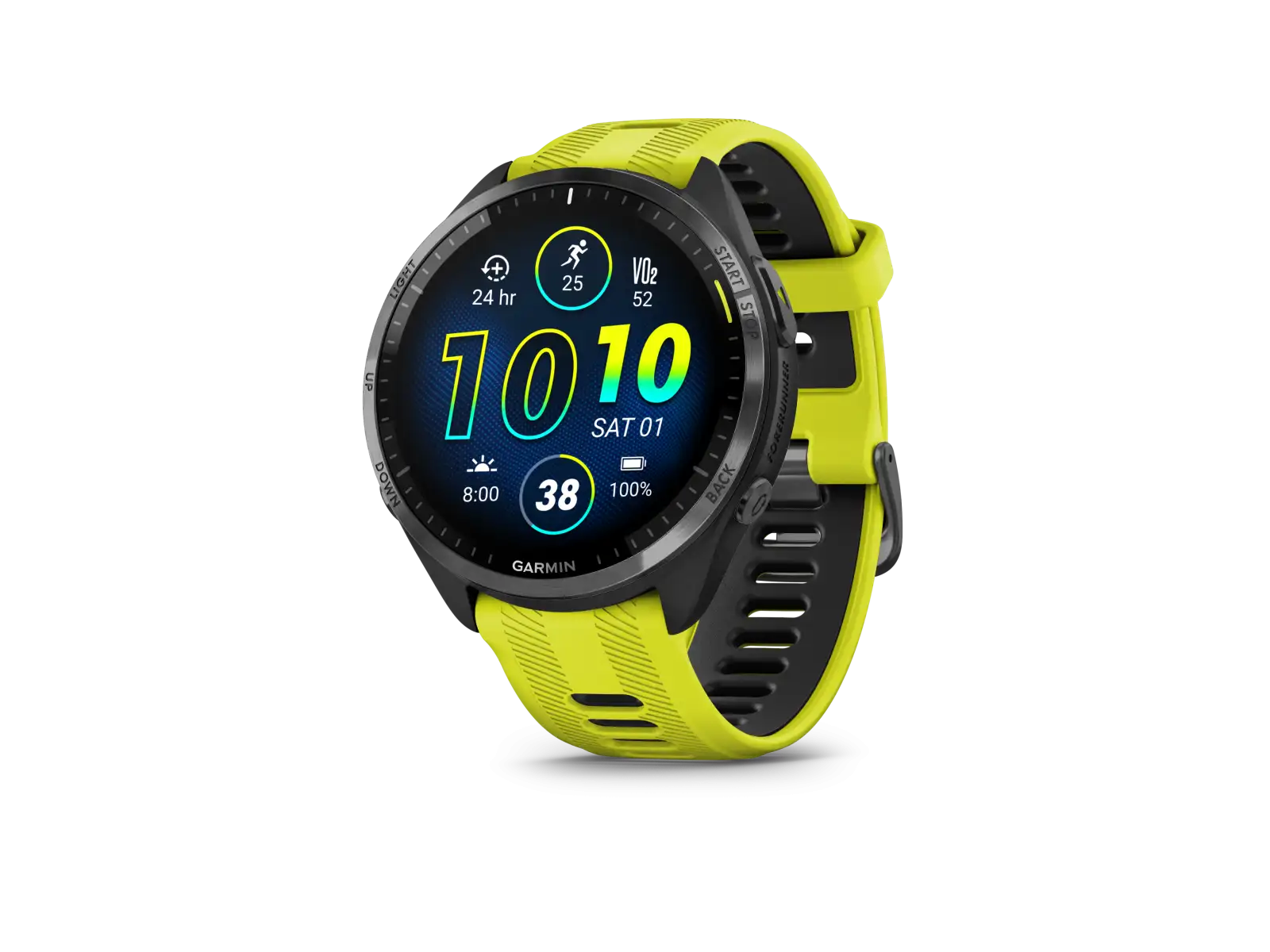 Garmin Forerunner 965 smart hodinky Carbon Grey Titan DLC/Yellow