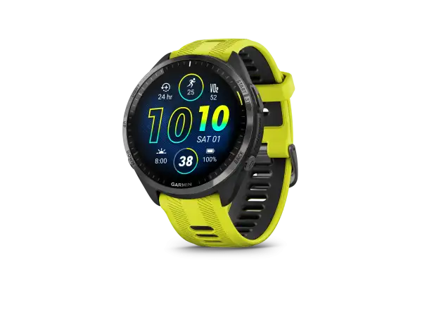 Garmin Forerunner 965 smart hodinky Carbon Grey Titan DLC/Yellow