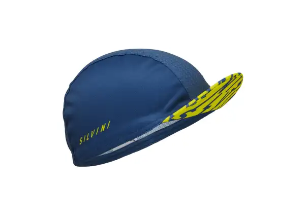 Cyklistická čiapka Silvini Amaro navy/lime