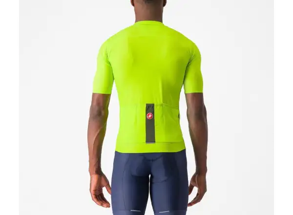 Castelli Elements pánsky dres krátky rukáv Electric Lime
