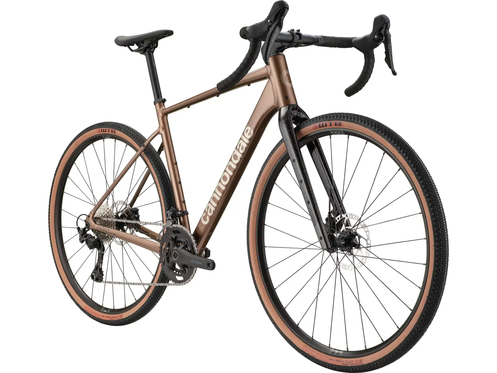 Cannondale Topstone CAAD 1 GRX 2X gravel bicykel Platinum Bronze