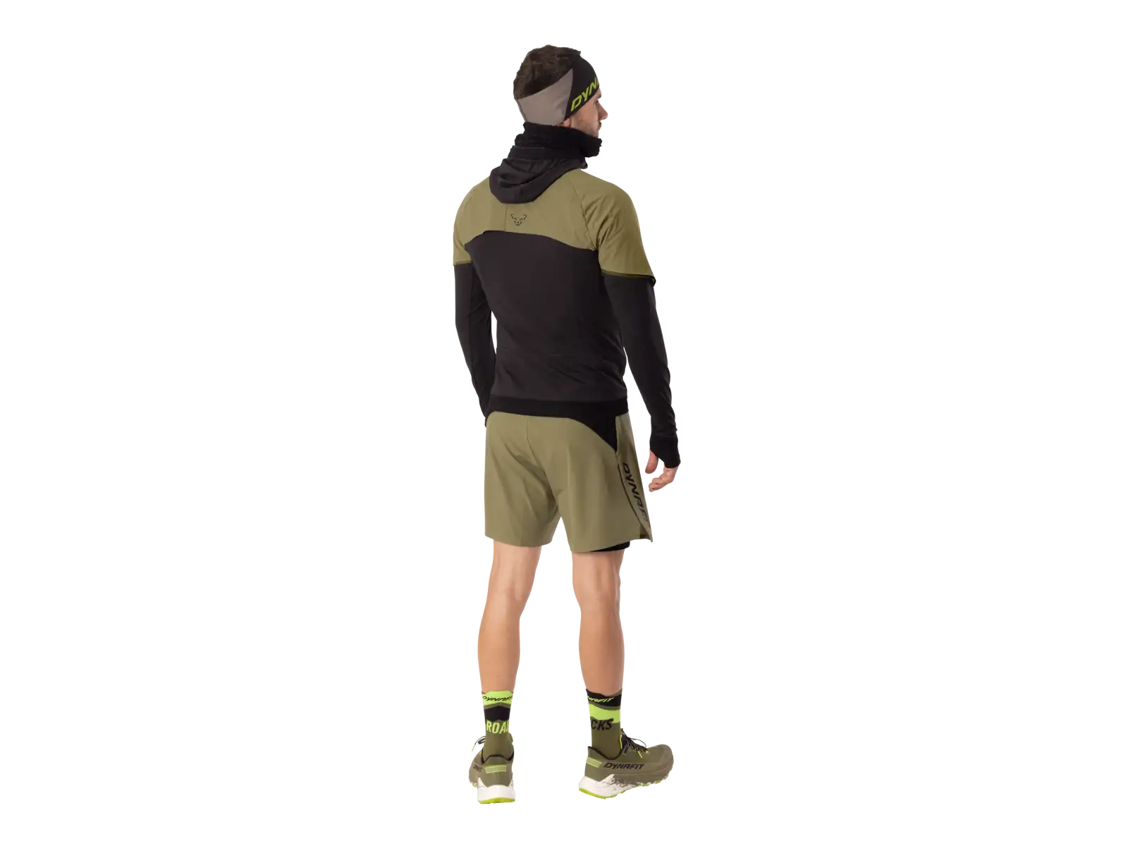 Dynafit Alpine Hybrid pánska bežecká bunda Military Green/Black Out