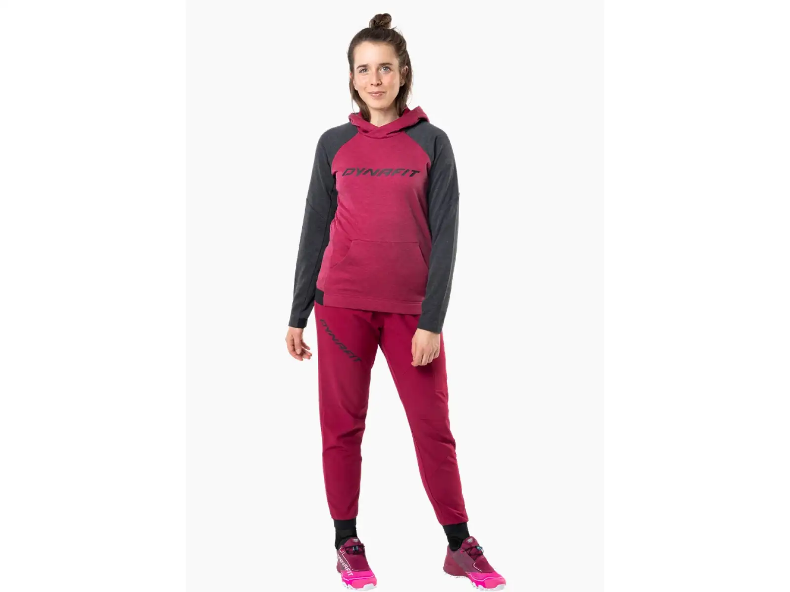 Dynafit 24/7 Polartec Hoody dámska mikina Burgundy
