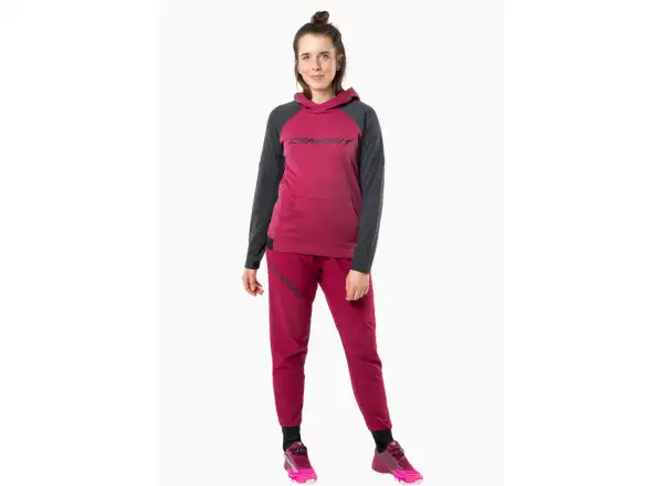 Dynafit 24/7 Polartec Hoody dámska mikina Burgundy
