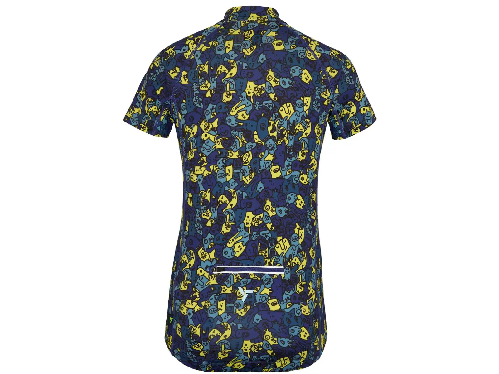 Silvini Scrivia detský dres krátky rukáv Blue/Neon