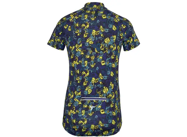 Silvini Scrivia detský dres krátky rukáv Blue/Neon