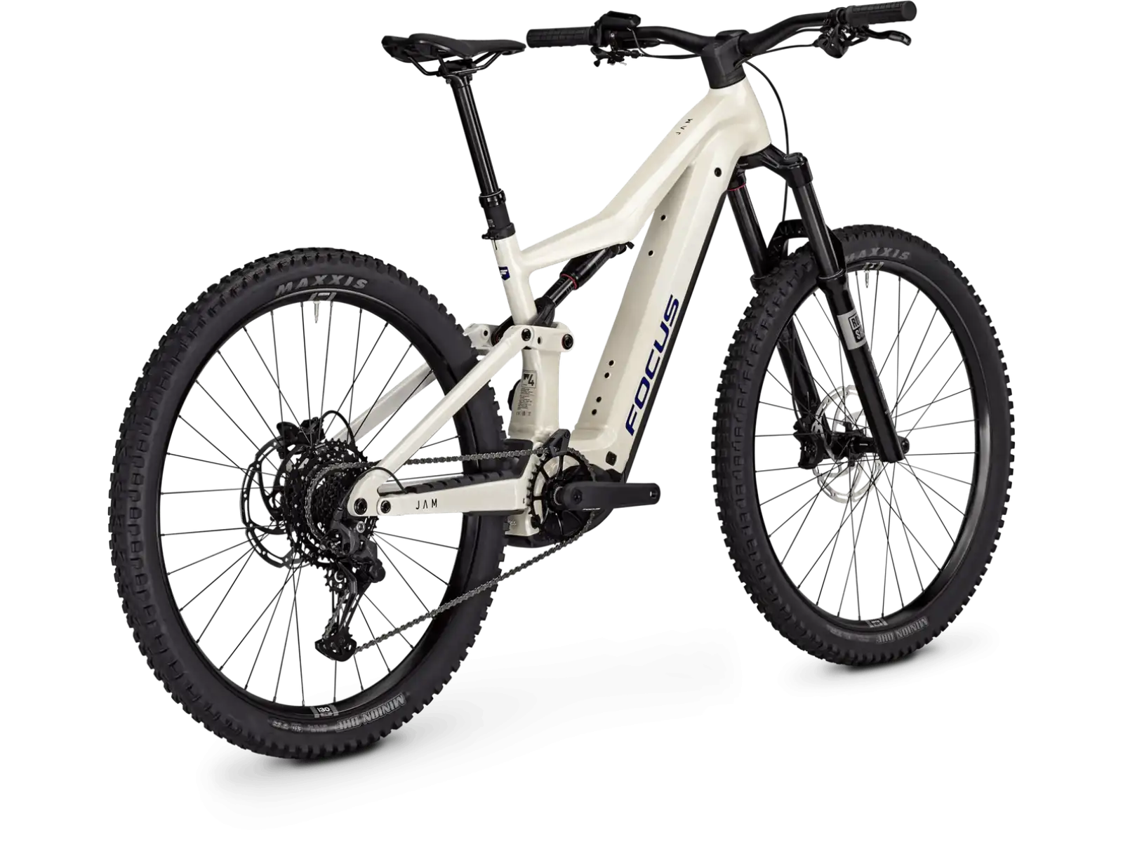 Focus JAM 7 800Wh celoodpružený elektrobicykel Champagne / Shellwhite