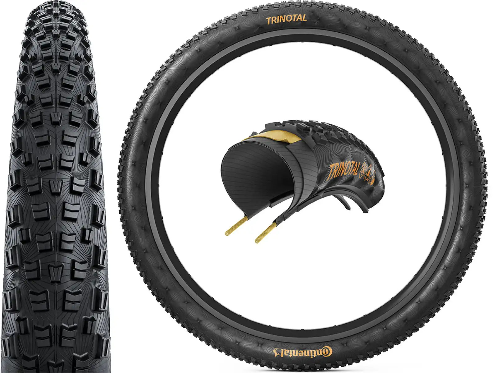Continental Trinotal Race Rapid TL-Ready E-25 29x2.40" plášť kevlar