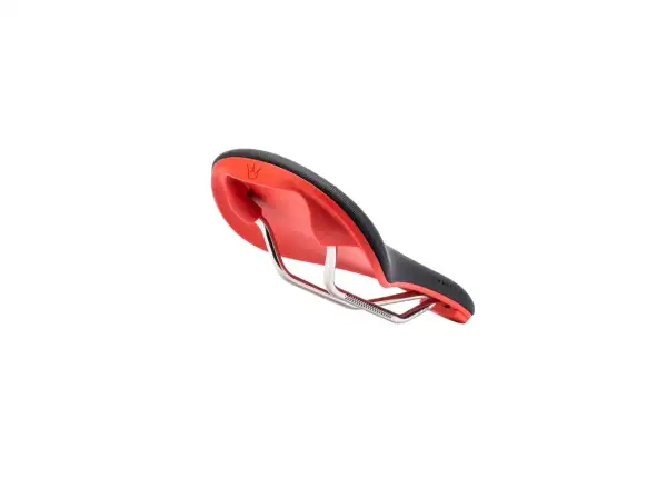 Peatys Monarch sedlo TI-MX Rail / Nylon Base Red