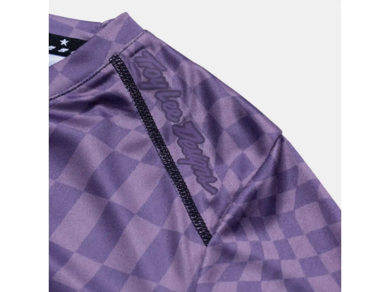 Troy Lee Designs Lilium Twisted Checkers dámsky dres dlhý rukáv Deep Purple