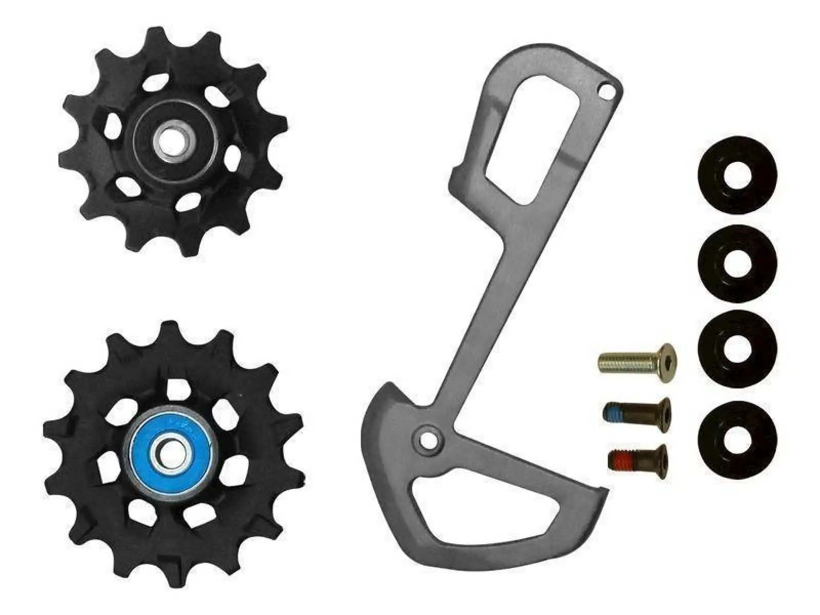 Sram XX1 Eagle kladky a vnútorné vedenie prehadzovačky sivé