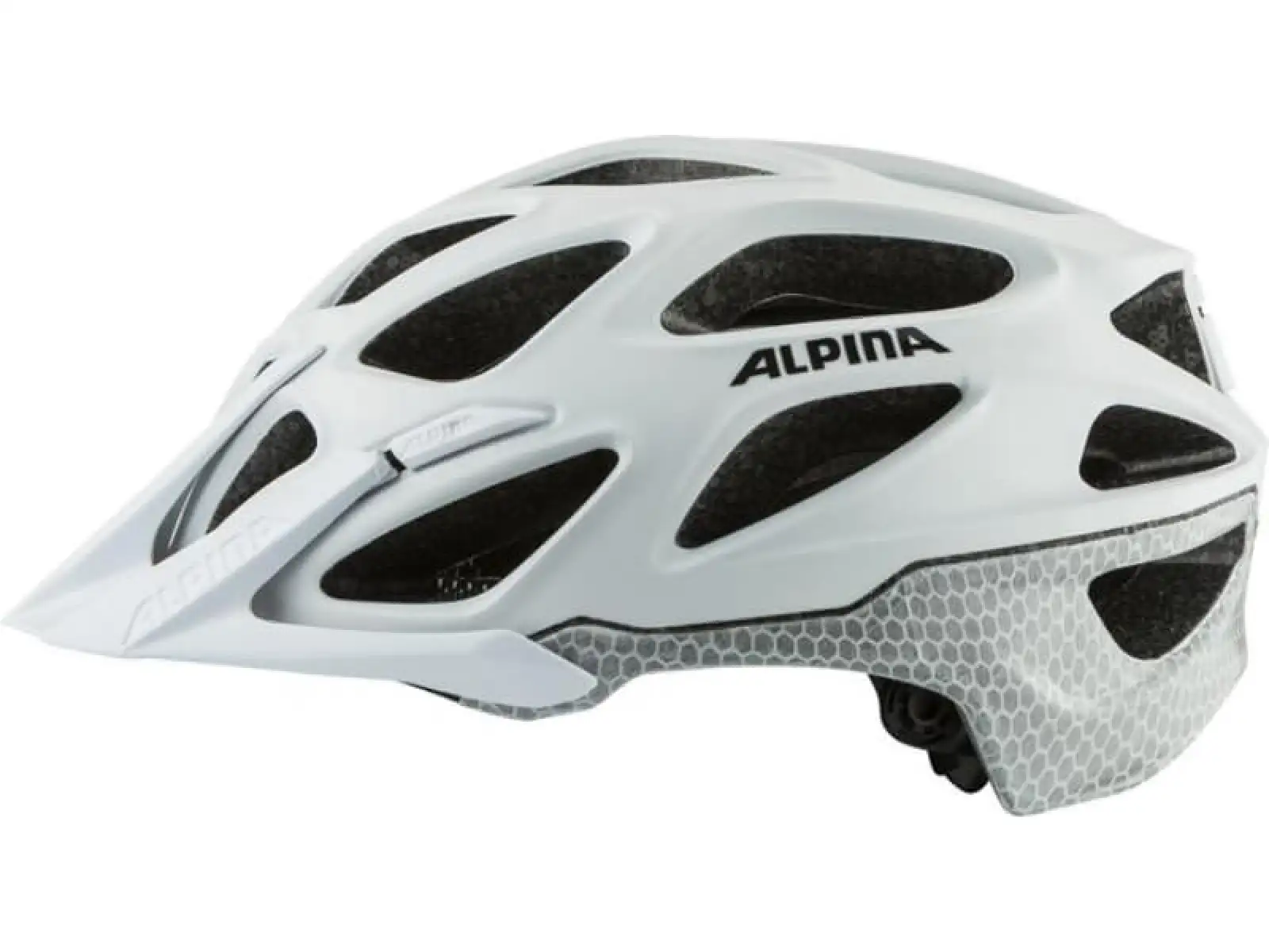 Alpina Mythos Reflective prilba biela matná.