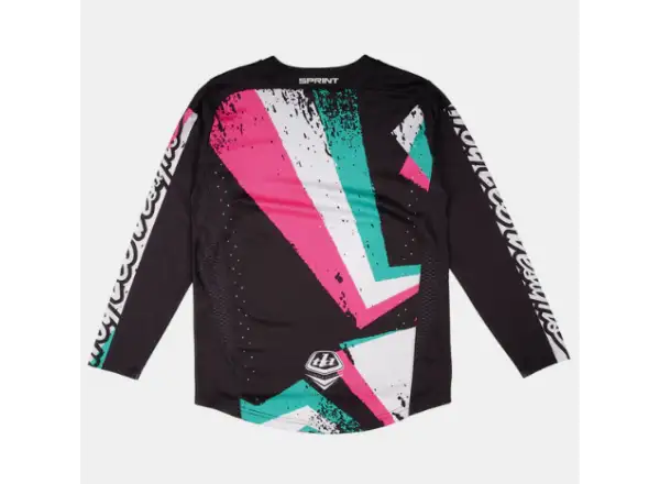 Troy Lee Designs Sprint Full Pull detský dres dlhý rukáv Black