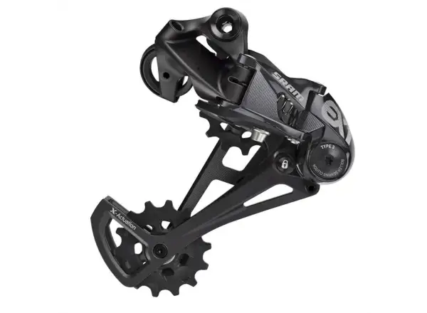 Sram EX1 X-Horizon 8 sp. prehadzovačka dlhé vedenie čierna farba