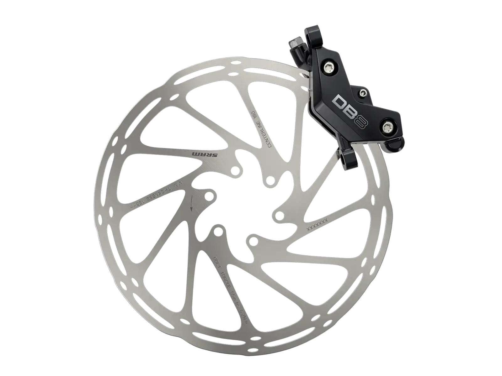 Sram DB8 Diffusion Black zadná kotúčová brzda 1700 mm, PM adaptér 20 mm - Nebalené