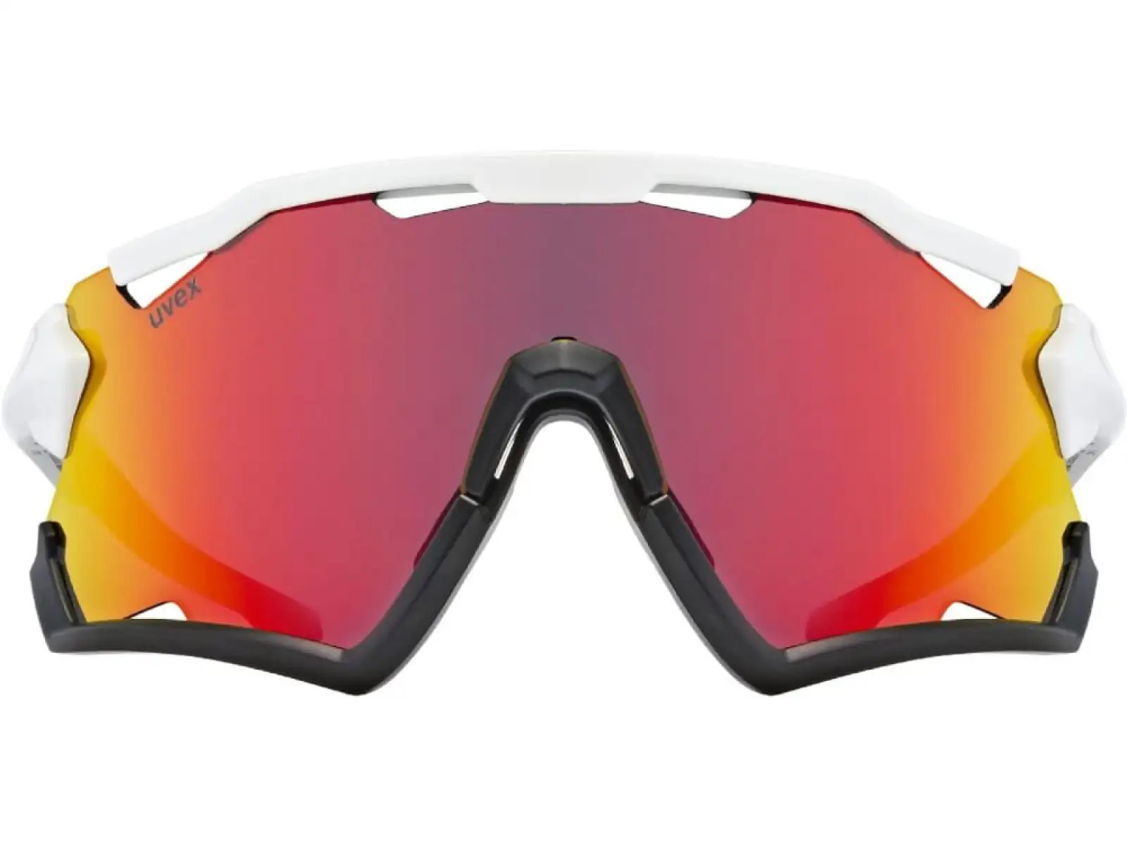 Uvex Sportstyle 228 okuliare White Black / Mirror Red UNI