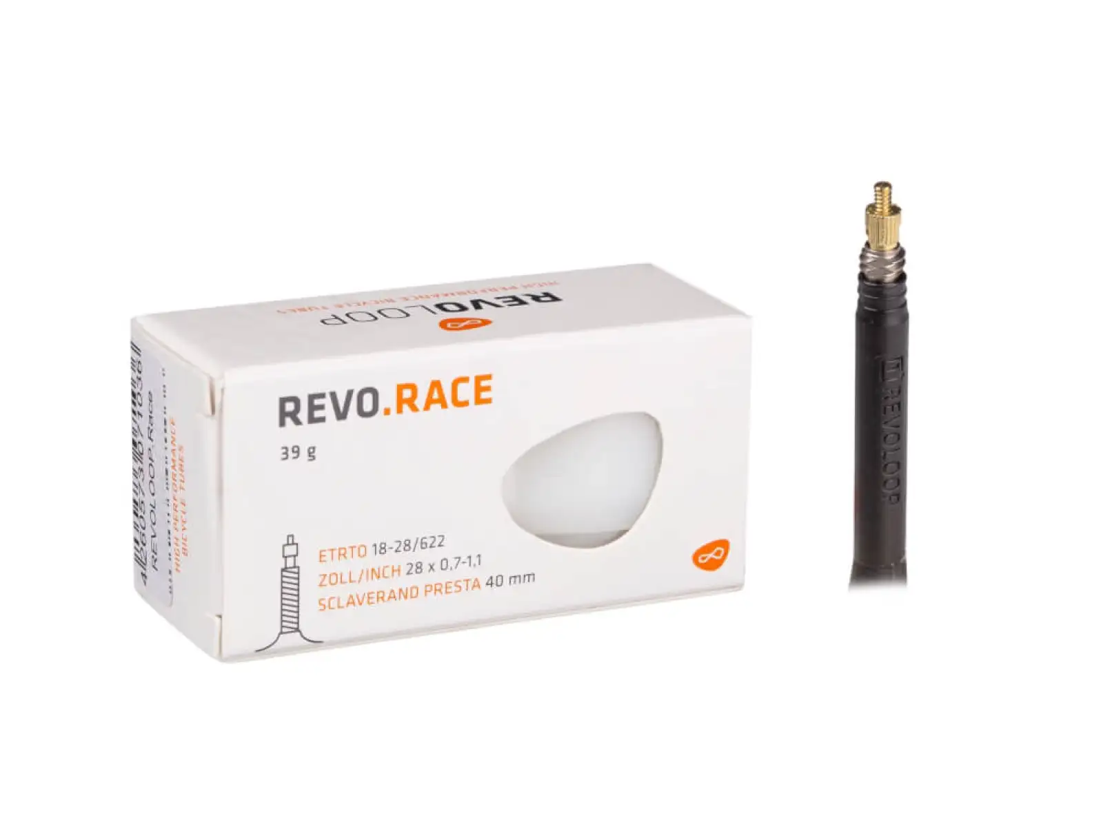 Revoloop Race cestná duša 18/28-622 FV40 gal. ventil