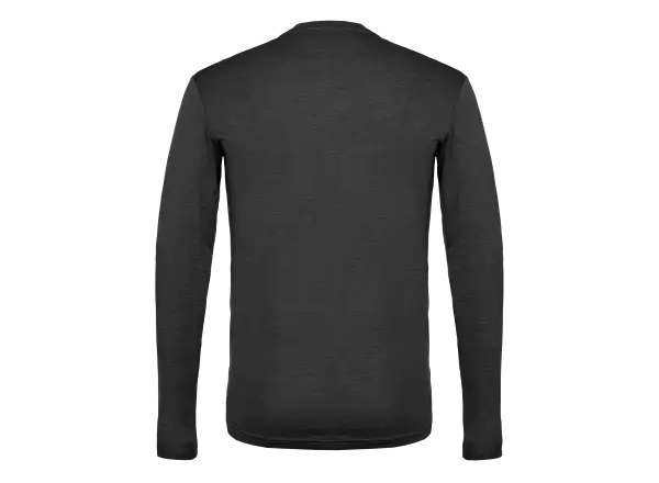 Salewa Puez Melange Dry pánske tričko dlhý rukáv black out melange