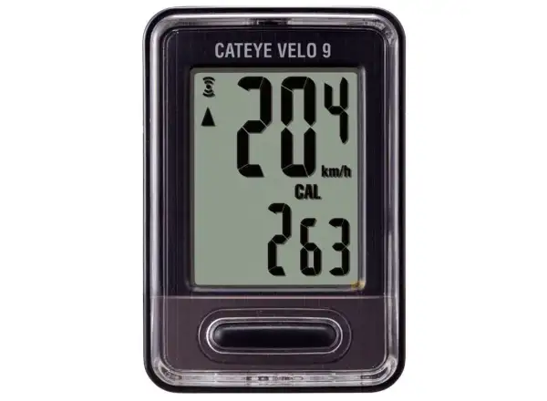 CatEye Velo 9 VL-820 počítač čierna