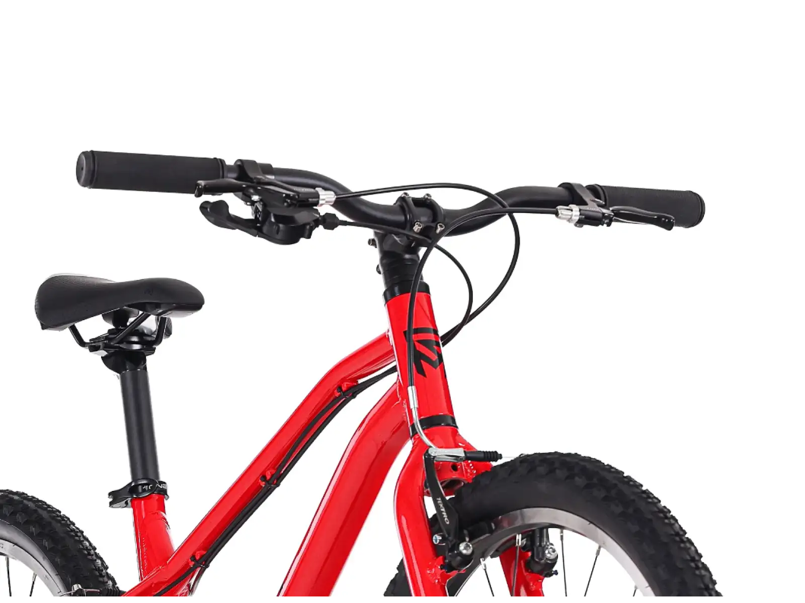 Rock Machine RIFF Jr 24 detský bicykel Gloss Fire Red