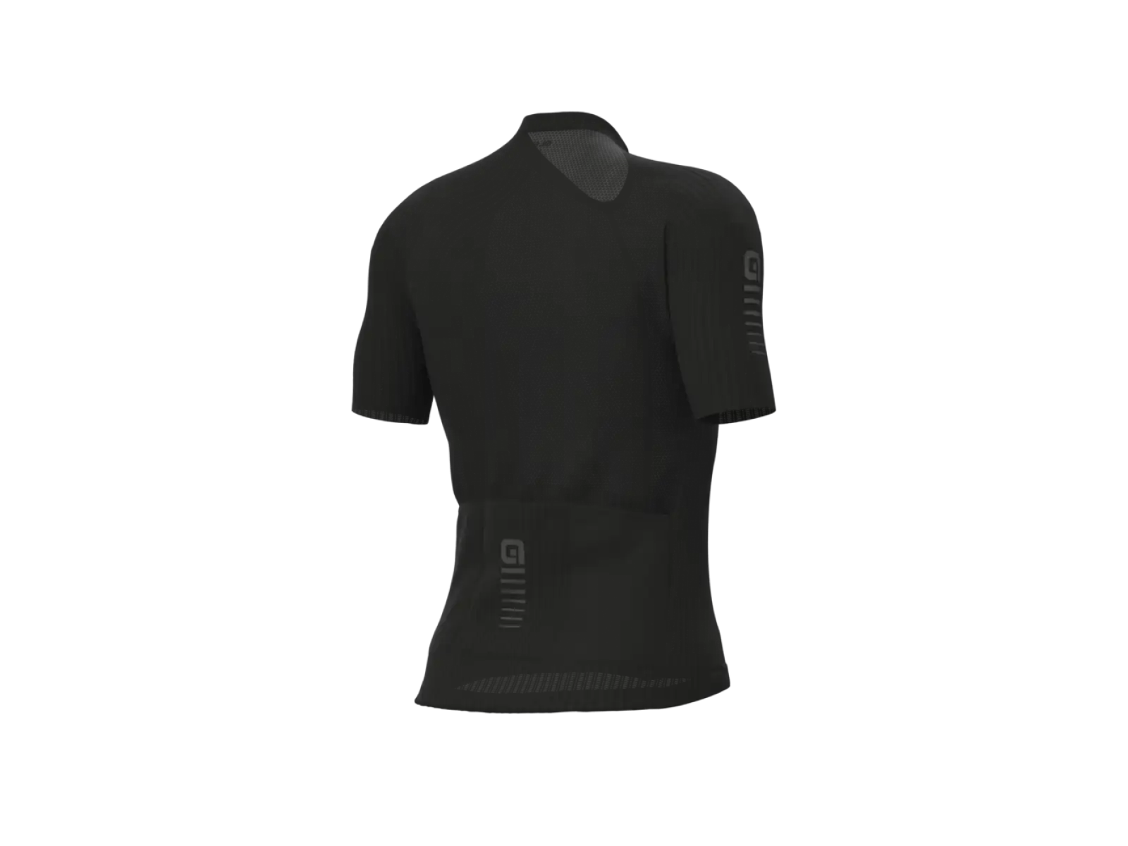 ALÉ R-EV1 C Silver Cooling pánsky cyklistický dres krátky rukáv Black