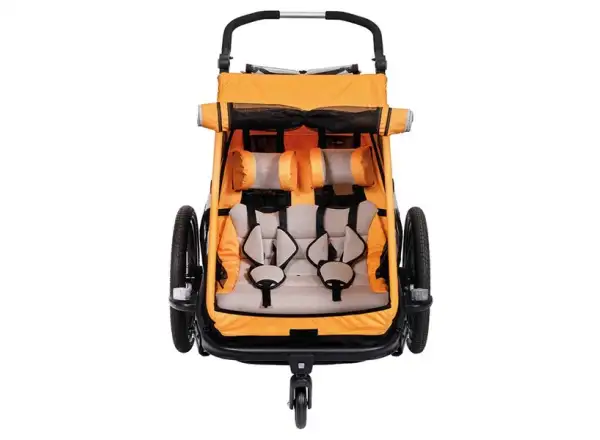 XLC DUOs BS-C10 dvojmiestny závesný vozík 20" Marigold/Anthrazit