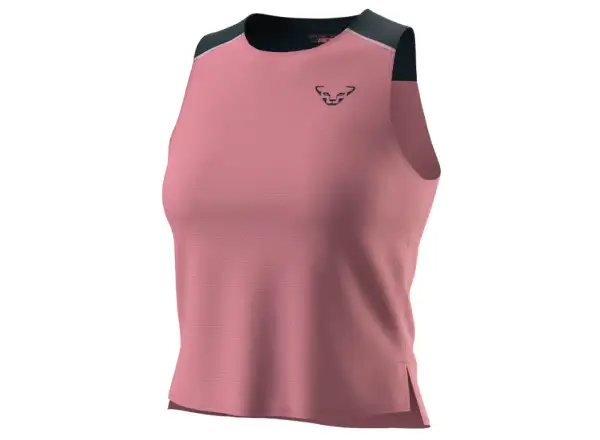 Dynafit Sky Crop Top Dámske tričko bez rukávov Mokarosa