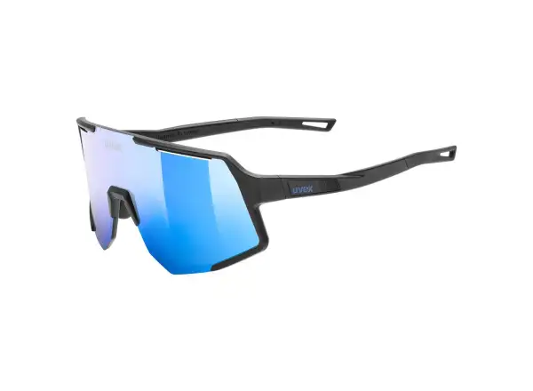 Uvex Sequenze slnečné okuliare Black Matt/Mirror Blue