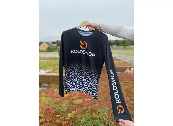 Koloshop Sensor pánsky dres dlhý rukáv Black