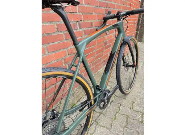 Rock Machine Gravelride CRB 900 khaki/oranžová gravel bicykel