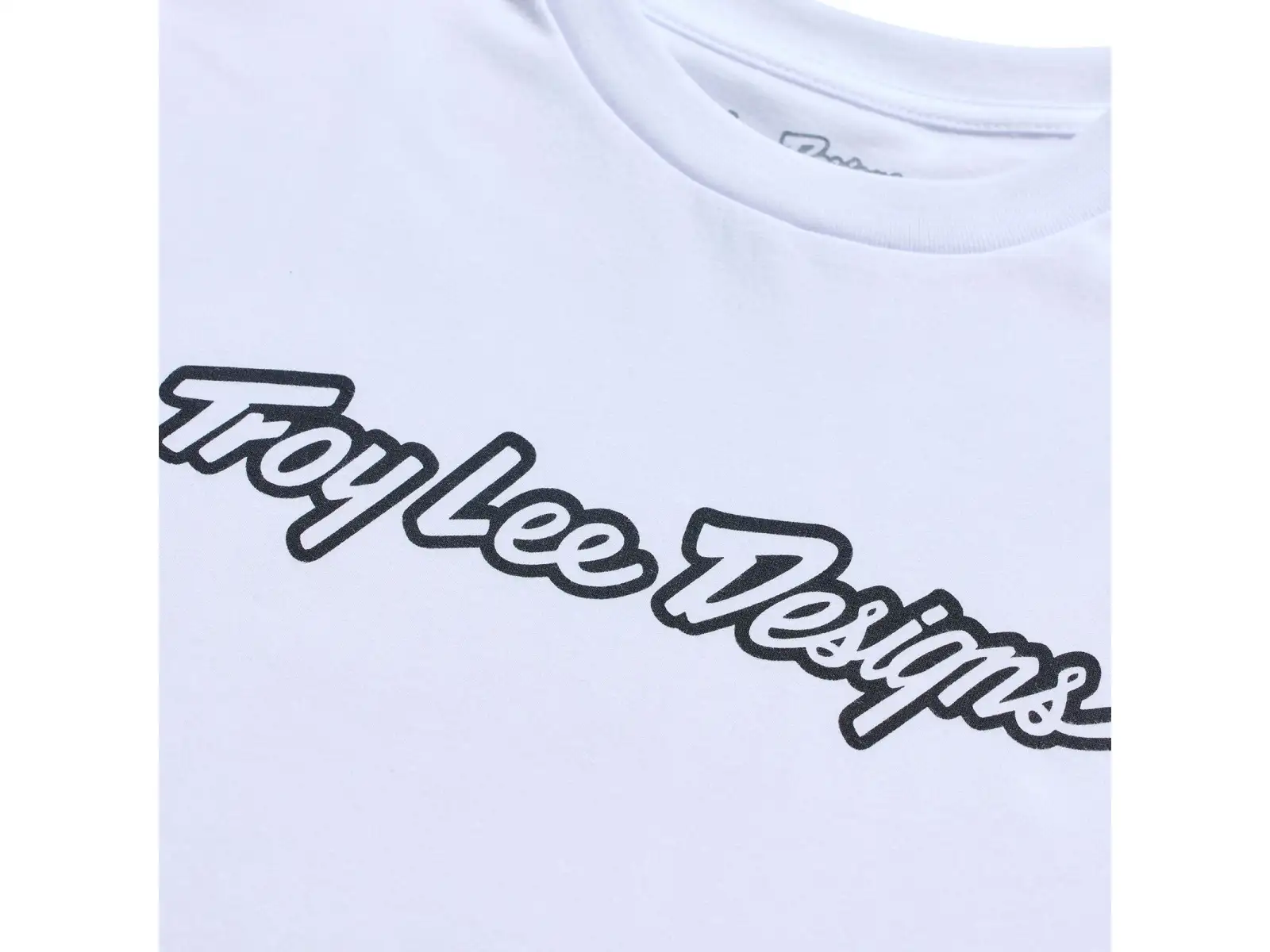 Troy Lee Designs Signature pánske tričko krátky rukáv White/Black
