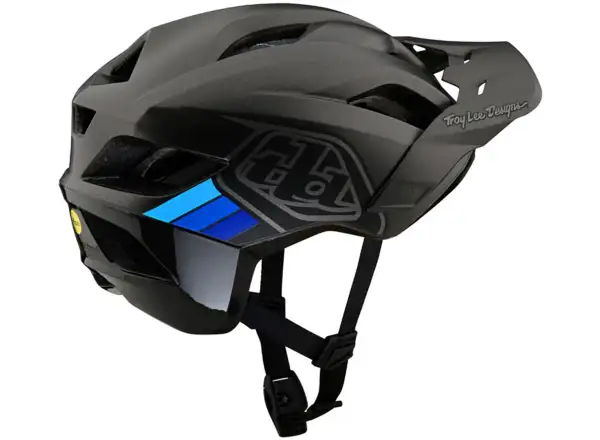 Troy Lee Designs Flowline SE Mips prilba Badge Charcoal/Gray