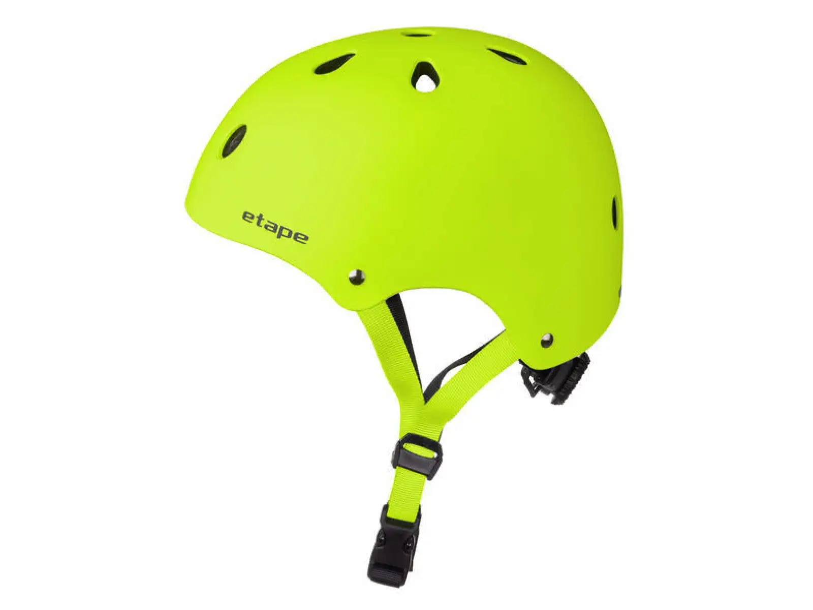 Etape Caddy detská prilba žltá fluo matná