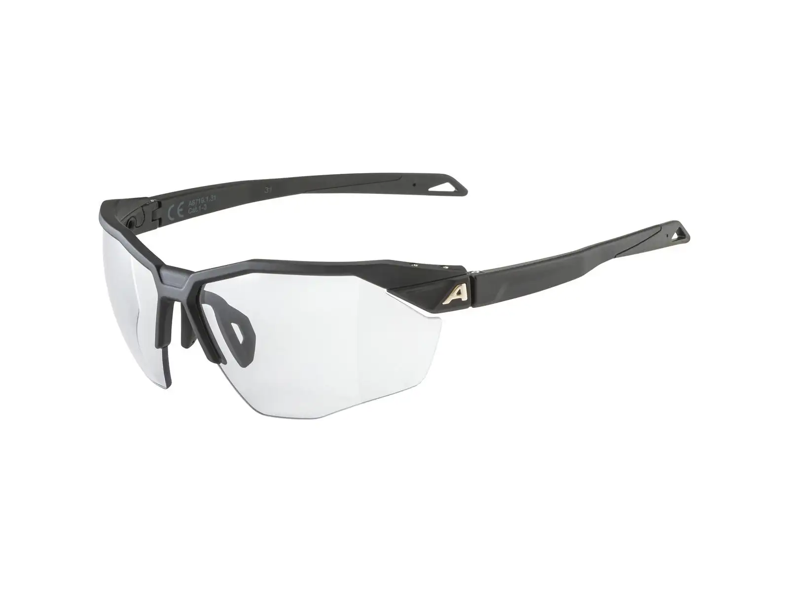 Alpina Twist Six HR V okuliare Black Matt