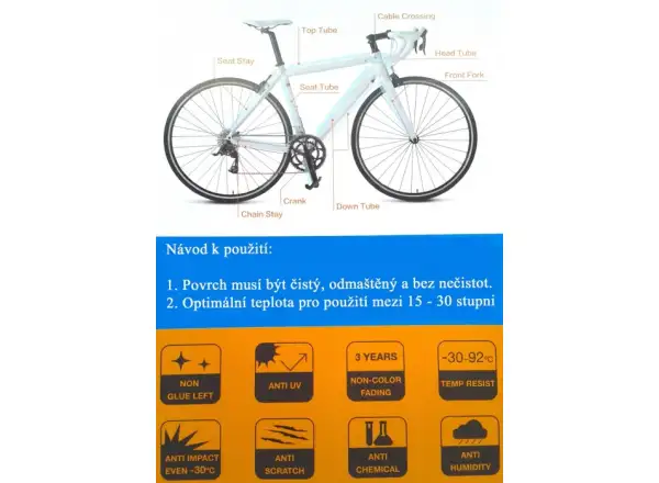 Airbone Paint Guard ochranné nálepky na rám 13ks