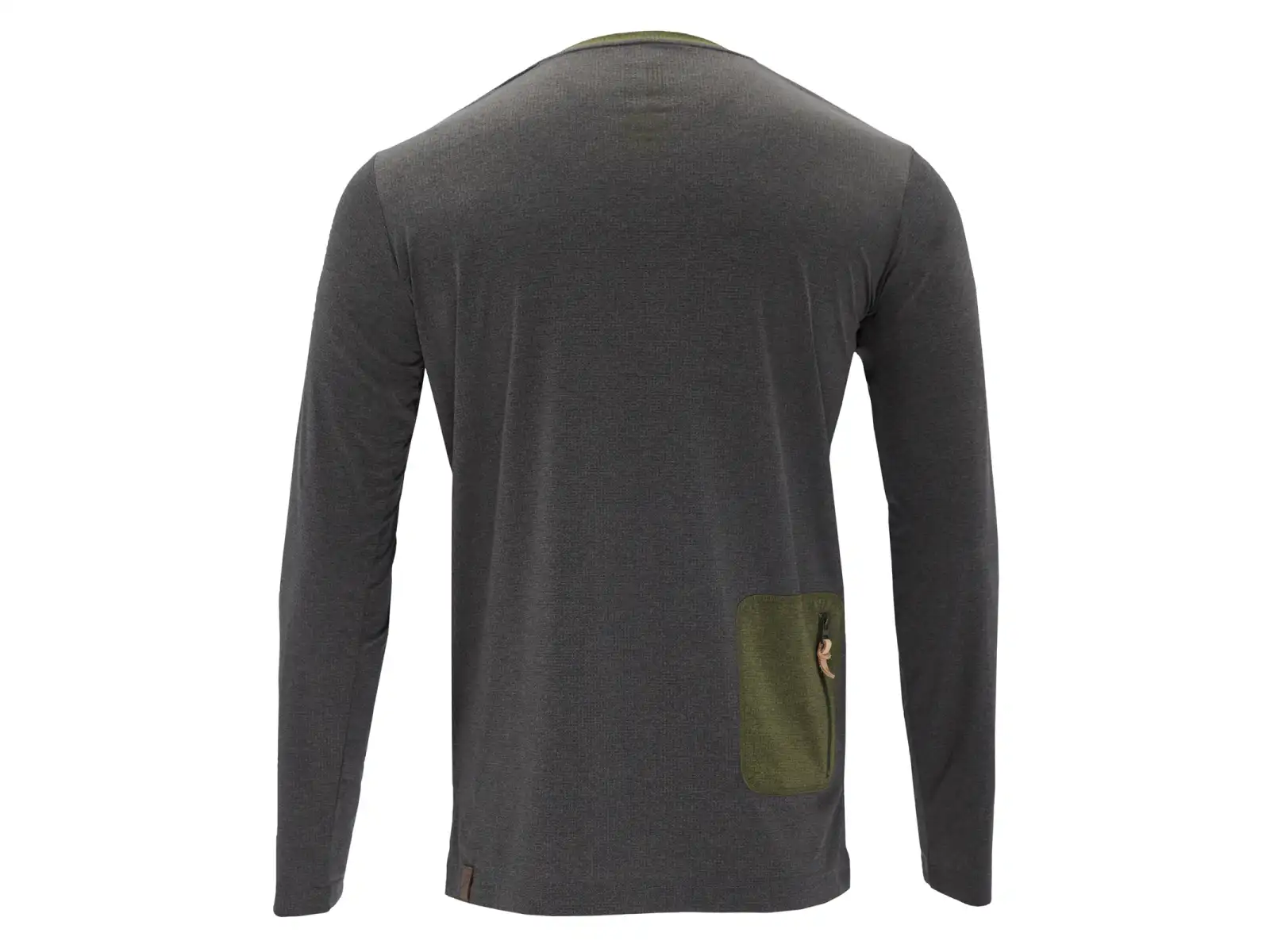 Silvini Casalo pánske tričko s dlhým rukávom Charcoal/Olive