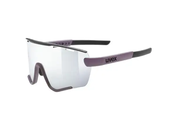 Sada slnečných okuliarov Uvex Sportstyle 236 S Plum Black Mat / Mirror Silver