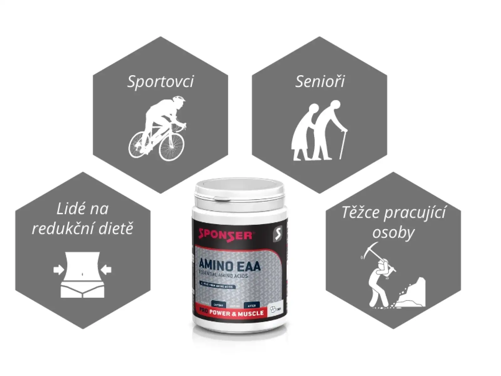 Aminokyseliny Sponser Amino EAA (140 tabliet)