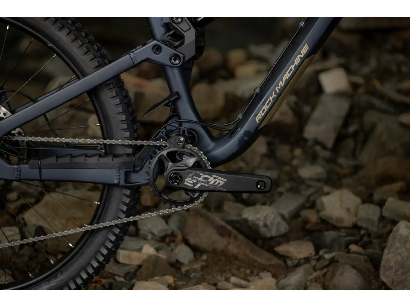 Rock Machine Whizz FS II 50 horský bicykel Matte Milionaire Blue
