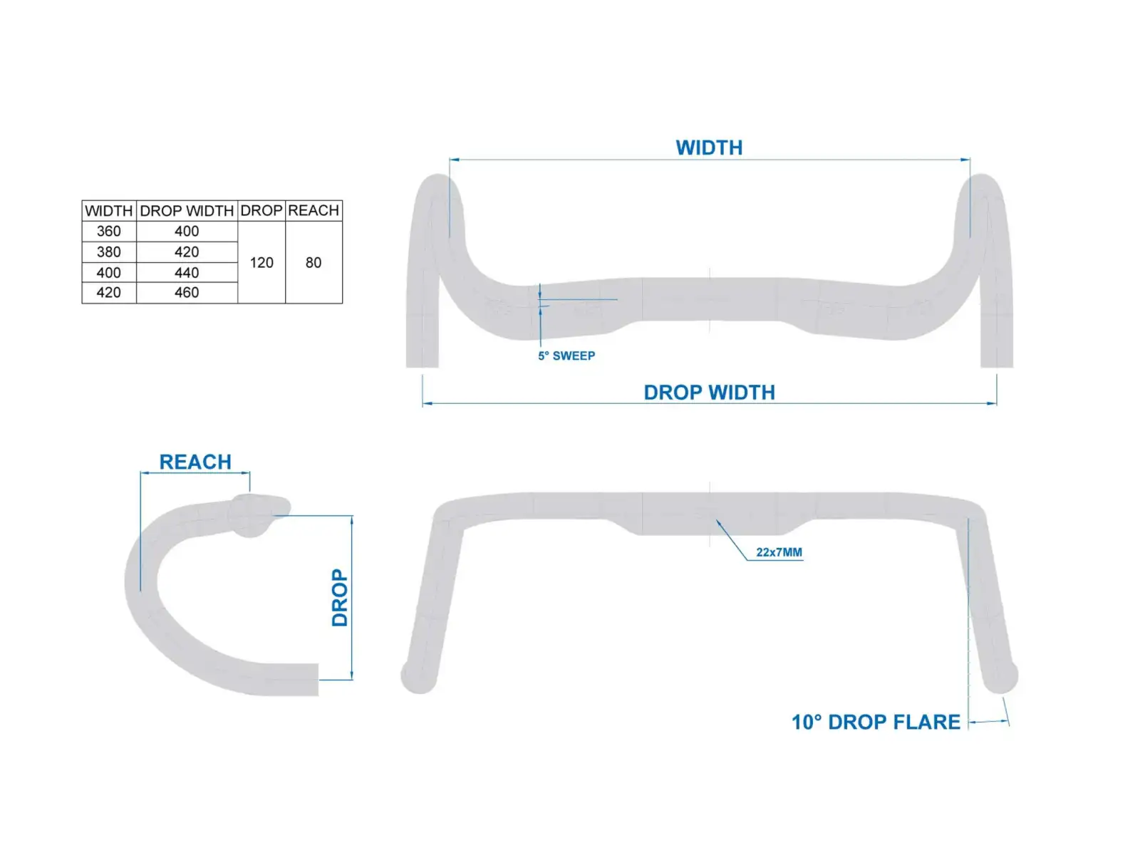 Ritchey WCS Streem Internal Routing cestné riadidlá