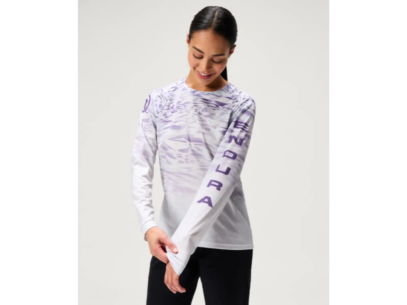 Endura LTD Marble dámsky dres dlhý rukáv Heather