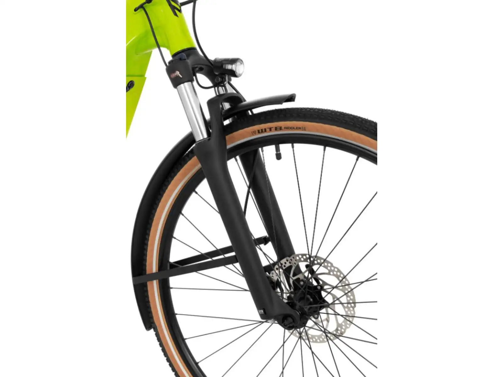 Rock Machine Crossride INT e500 Touring elektrobicykel Gloss Radioactive Yellow / Black