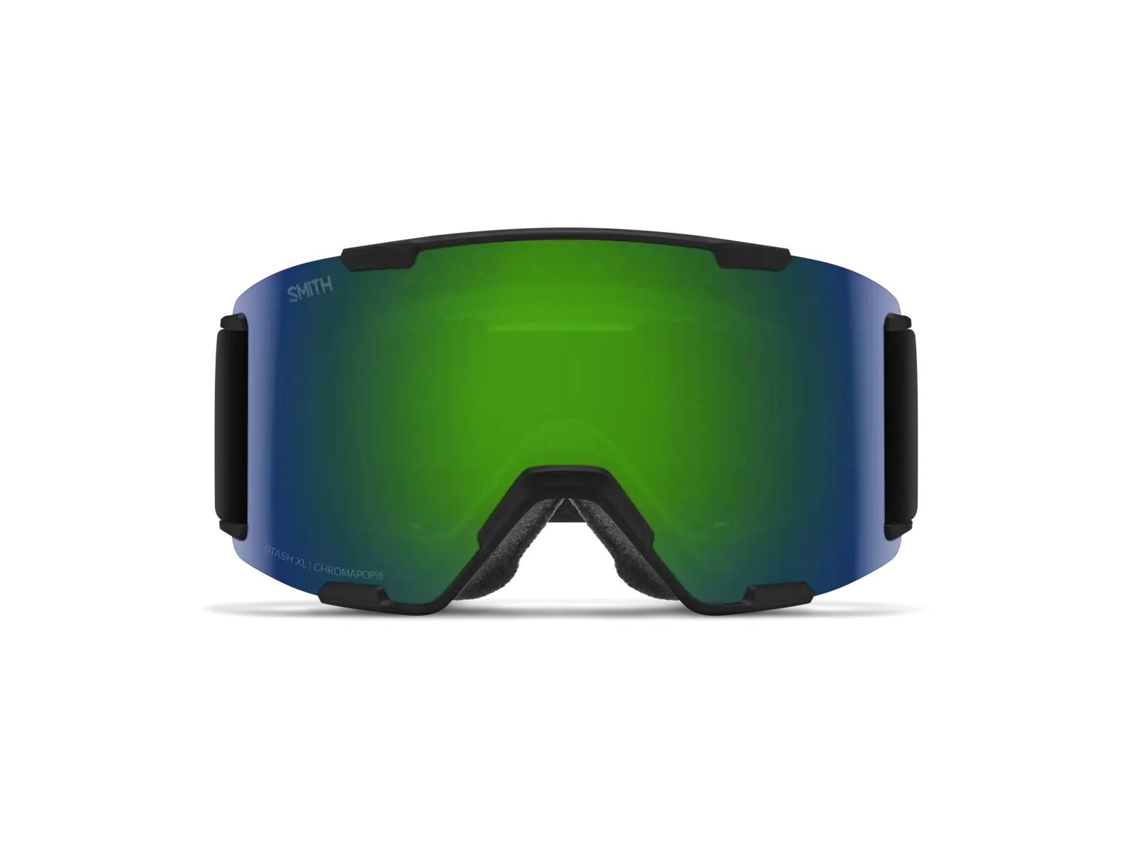 Smith Stash XL lyžiarske okuliare Black / ChromaPop Sun Green Mirror (2 sklá)