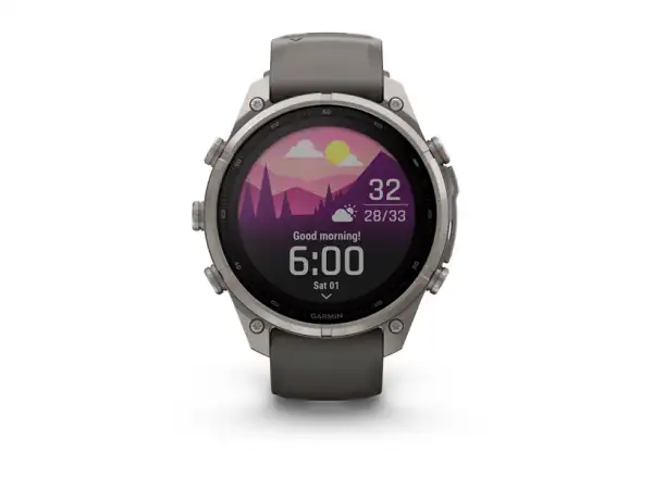 Garmin Fénix 9 Pro inReach Solar 47 mm Titanium Pebble Gray/Silver Gray