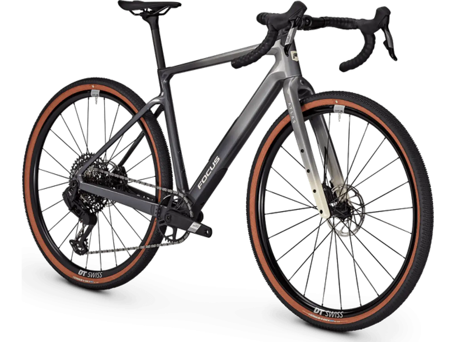 Focus Atlas 8.8 Apex gravel bicykel Nepalsilver/Steelgrey