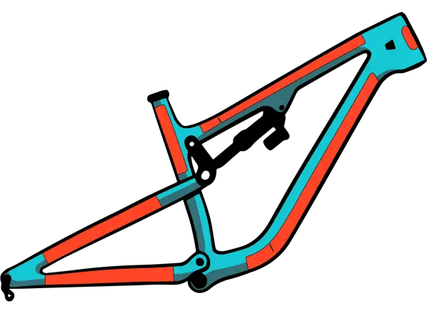 RideWrap set ochranných fólií na rám 60 % pokrytie pre celoodpružené horské bicykle