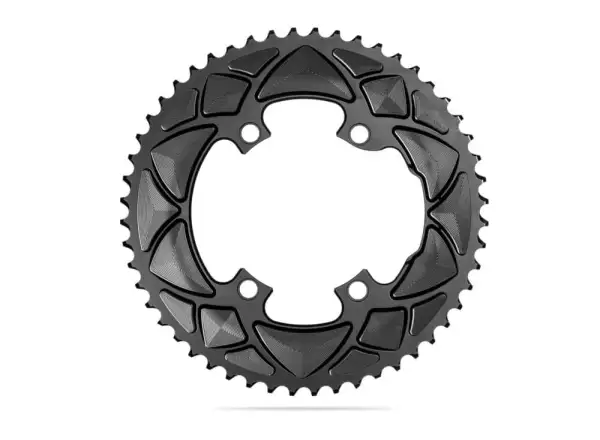 Absolute Black Round Road 2x 110/4 prevodník 53 zubov