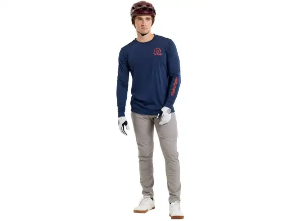 Troy Lee Designs Skyline Ride Tee pánsky dres dlhý rukáv Locals Midnight