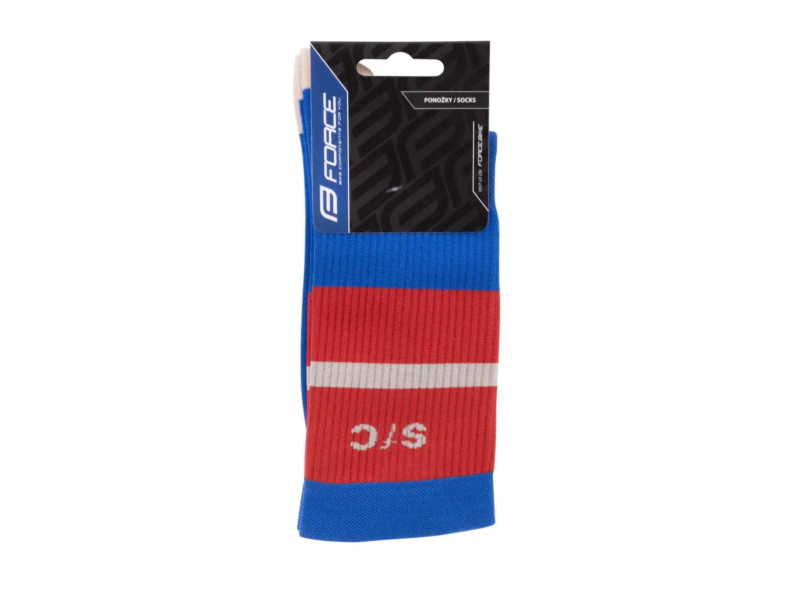 Force Stripe dlhé ponožky modrá
